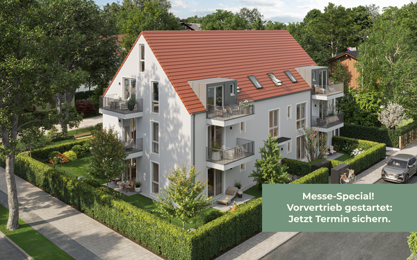 QQI: Neubau-Balkonhighlight in Aubing: Praktische 2-Zimmer-Wohnung mit Südblick
