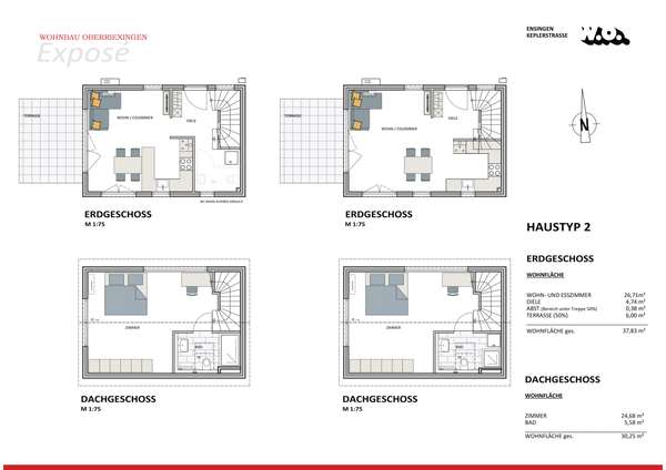 W.O.hnen KOMPAKT - Ihr Traumhaus, ein Raumwunder mit effizienter Flächennutzung in Ensingen