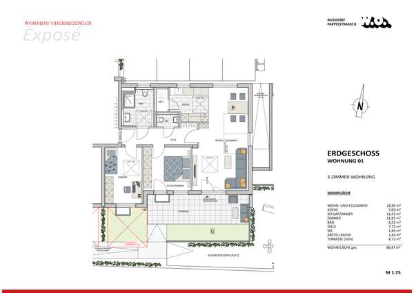 Wohnfühlen – 3-Zimmer-Wohnung in Nußdorf, auch als Kapitalanlage möglich