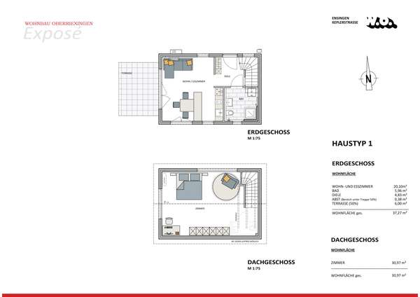 W.O.hnen KOMPAKT - Ihr Traumhaus, ein Raumwunder mit effizienter Flächennutzung in Ensingen