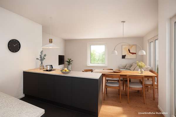 Wohnfühlen mit großer Dachterrasse über den Dächern von Vaihingen an der Enz