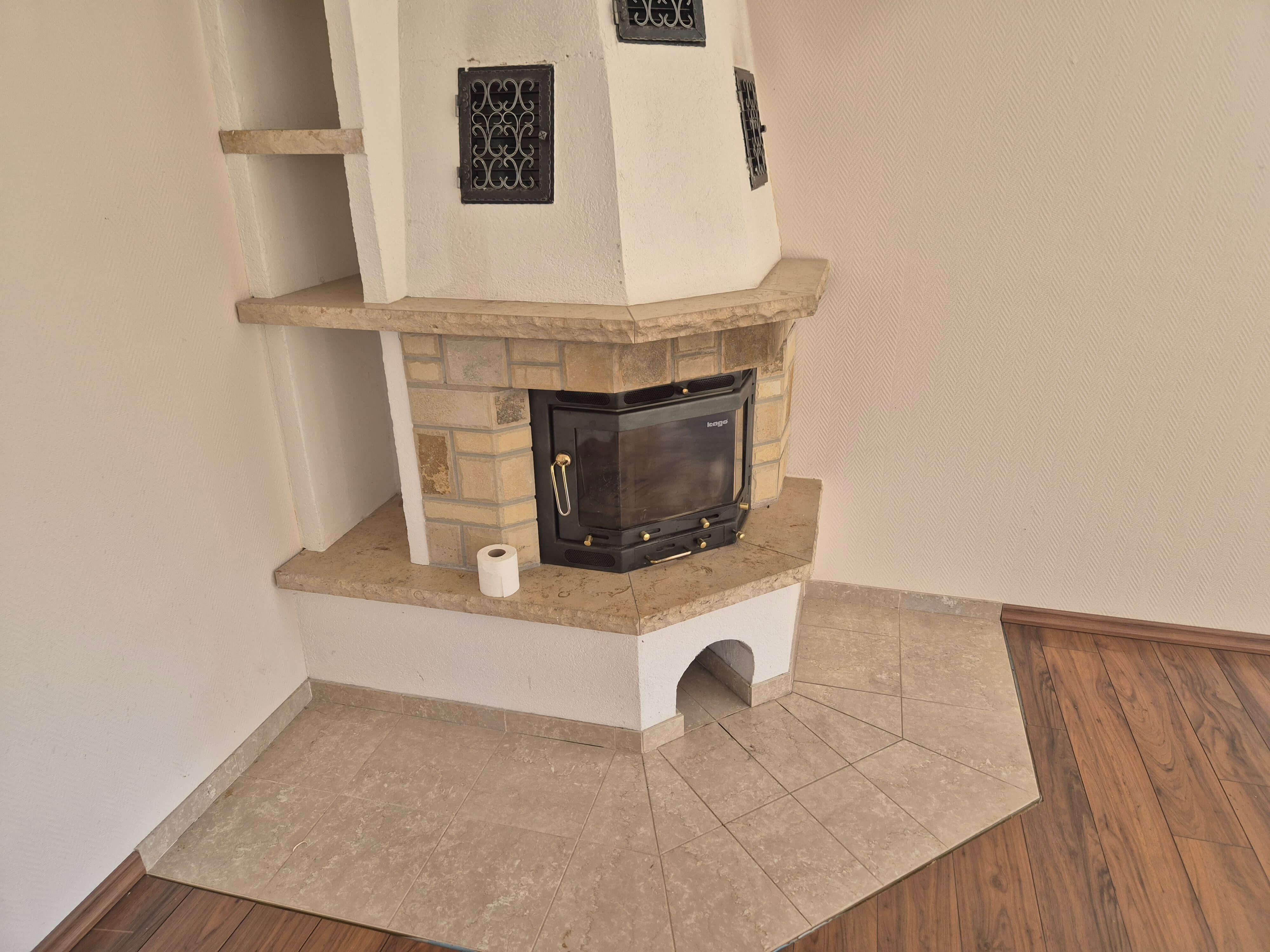 Kamin im Wohnzimmer