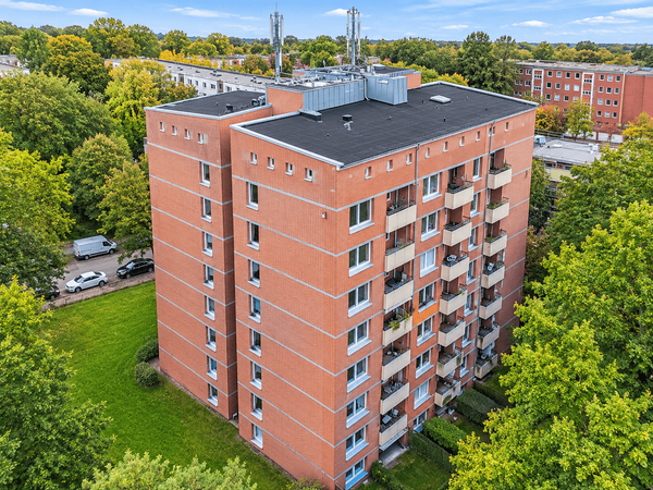 Gepflegte 2-Zimmer-Wohnung mit Balkon im 8. Obergeschoss in Hamburg-Horn