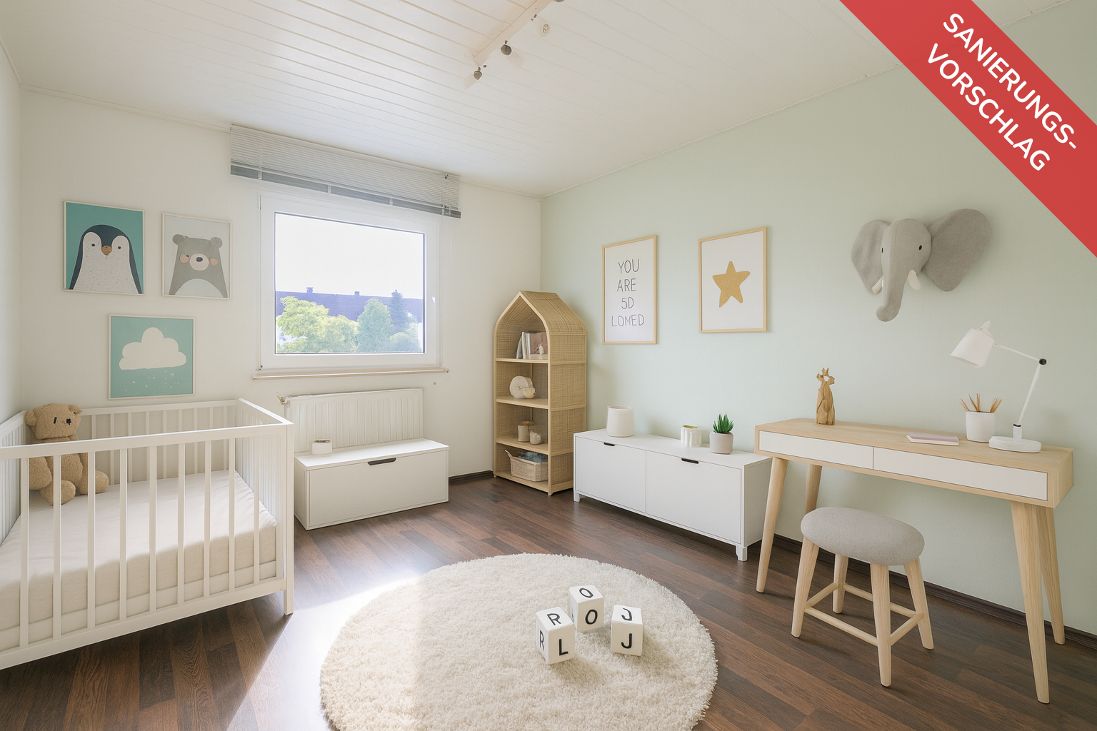 Kinderzimmer 1 - Sanierungsvorschlag