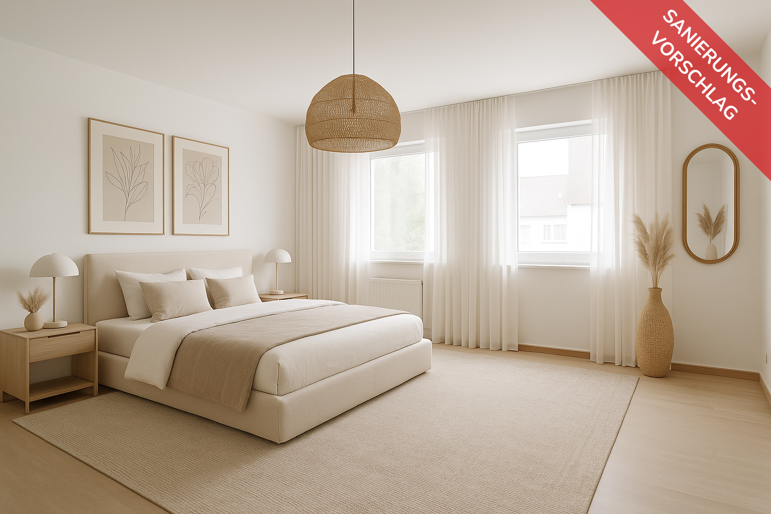 Schlafzimmer - Sanierungsvorschlag