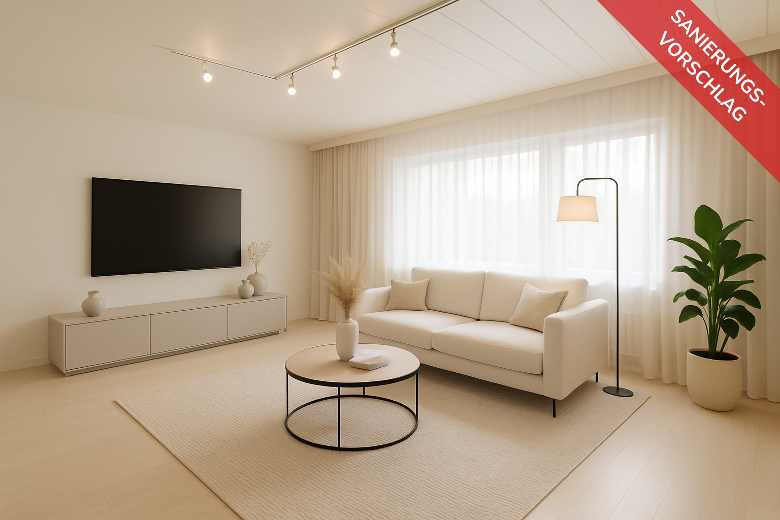 Wohnzimmer - Sanierungsvorschlag