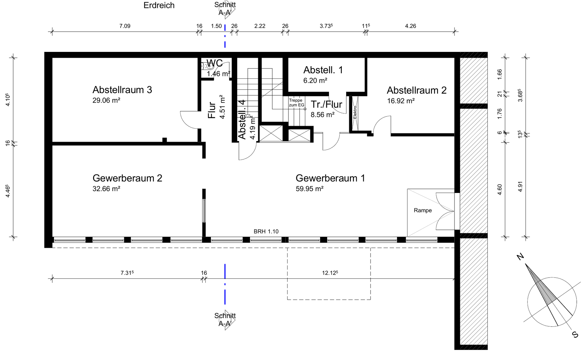 Grundriss Souterrain