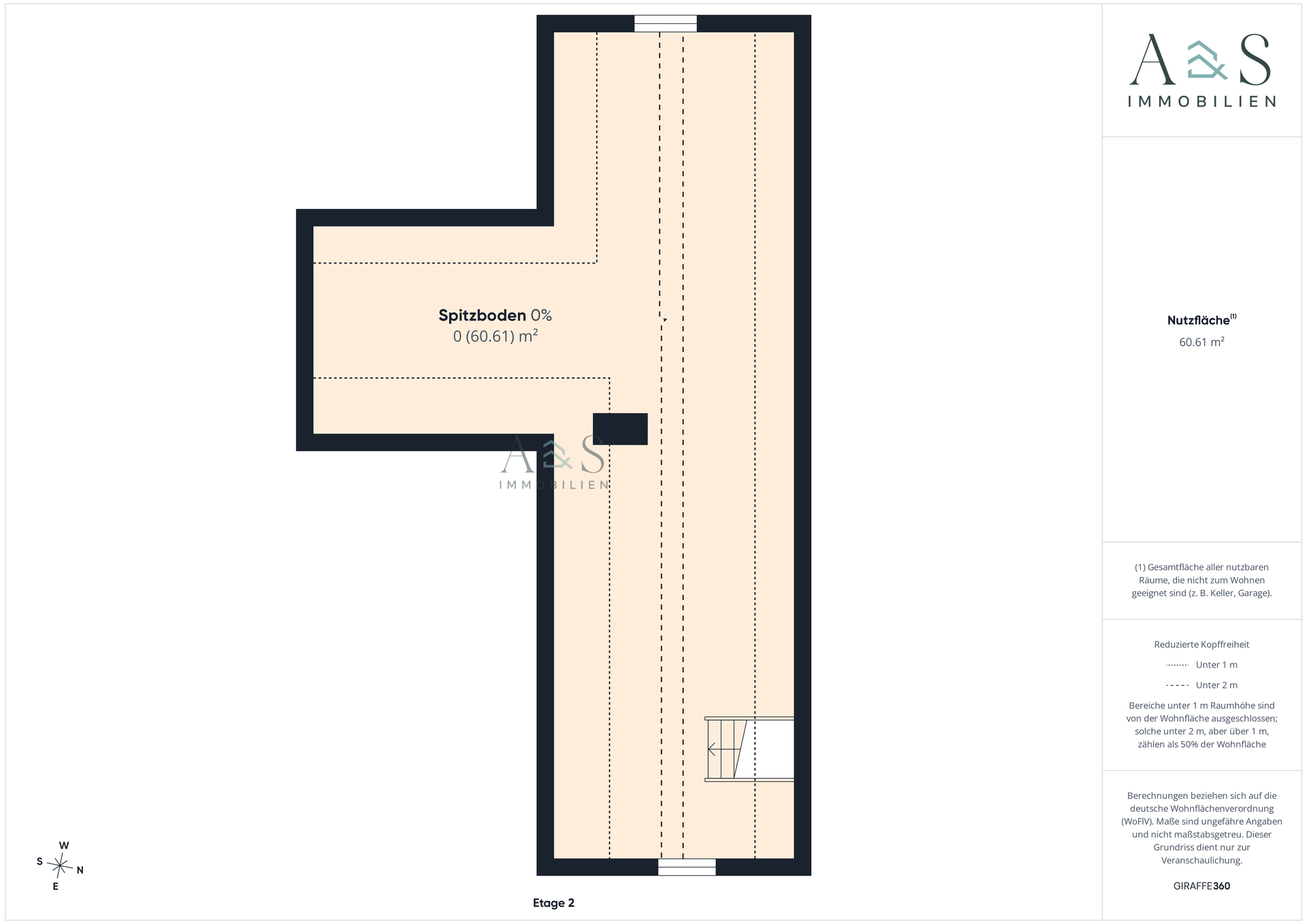 Grundriss Spitzboden