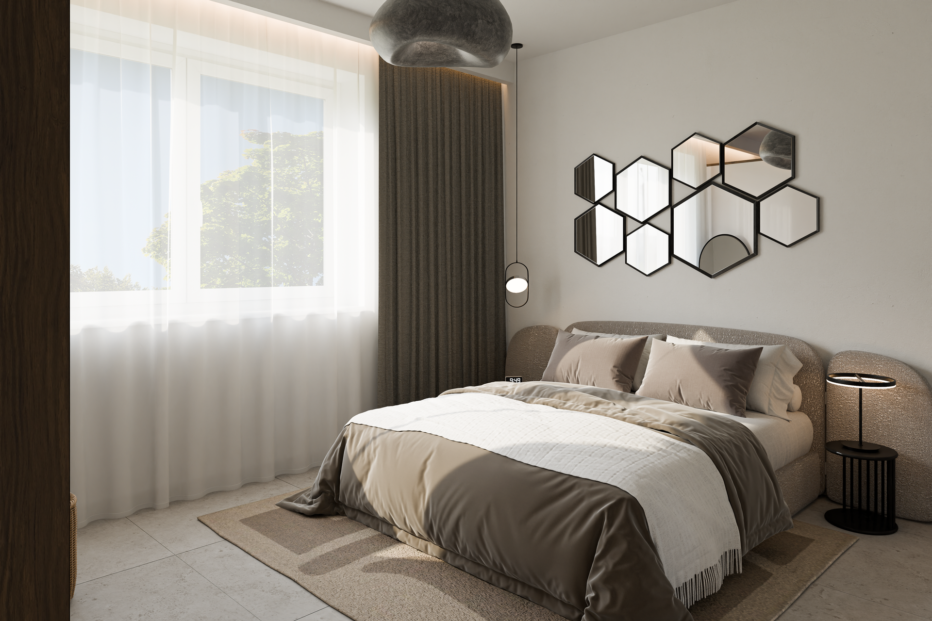 Schlafzimmer 1 visualisiert