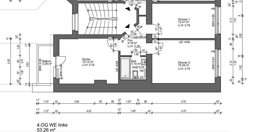 :DÜSSELDORF - SCHÖNES 2-ZIMMERAPPARTEMENT MIT BALKON IN ZENTRALER LAGE - 500M BIS ZUR KÖ! - Foto 3