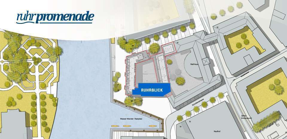 DIREKT AM WASSER - 3-ZIMMERWOHNUNG AN DER RUHRPROMENADE MIT KÜCHE, BALKON & RUHRBLICK! - Foto 4