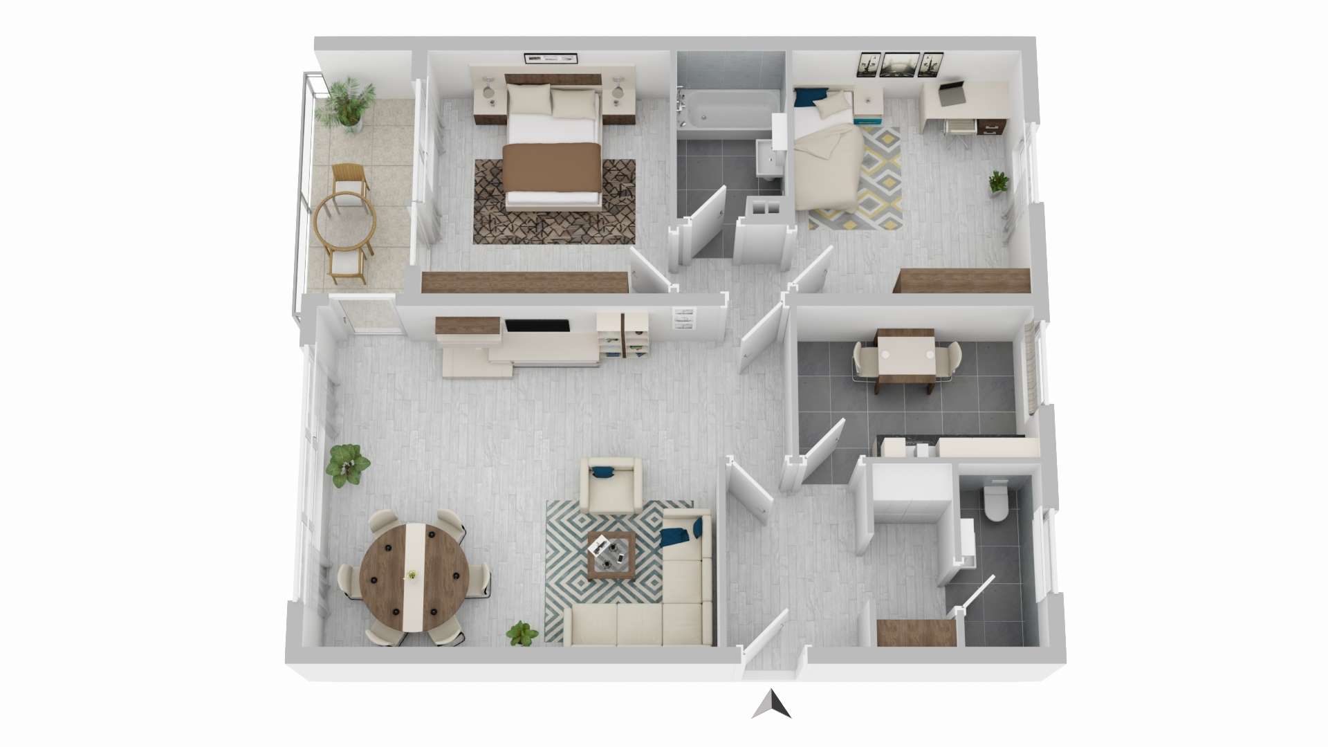 VIERSEN-ZENTRUM - SCHÖNE 3-ZIMMERWOHNUNG MIT TG-STELLPLATZ & BALKON MIT BLICK INS GRÜNE! - Foto 1