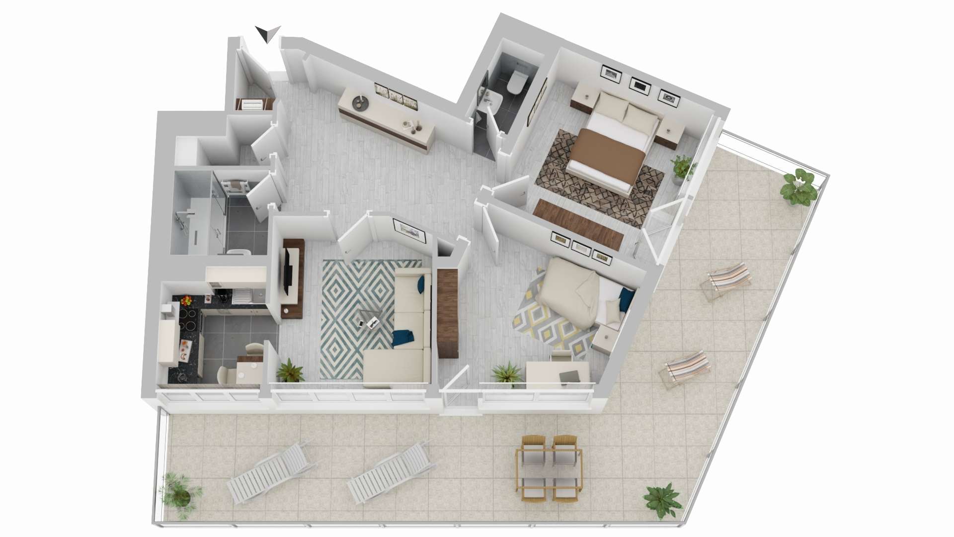 FRIEDRICHSTRADT: NUR 500 BIS ZUR KÖ! MODERNISIERTE 3-ZIMMERWOHNUNG MIT RIESIGER TERRASSE - Foto 2