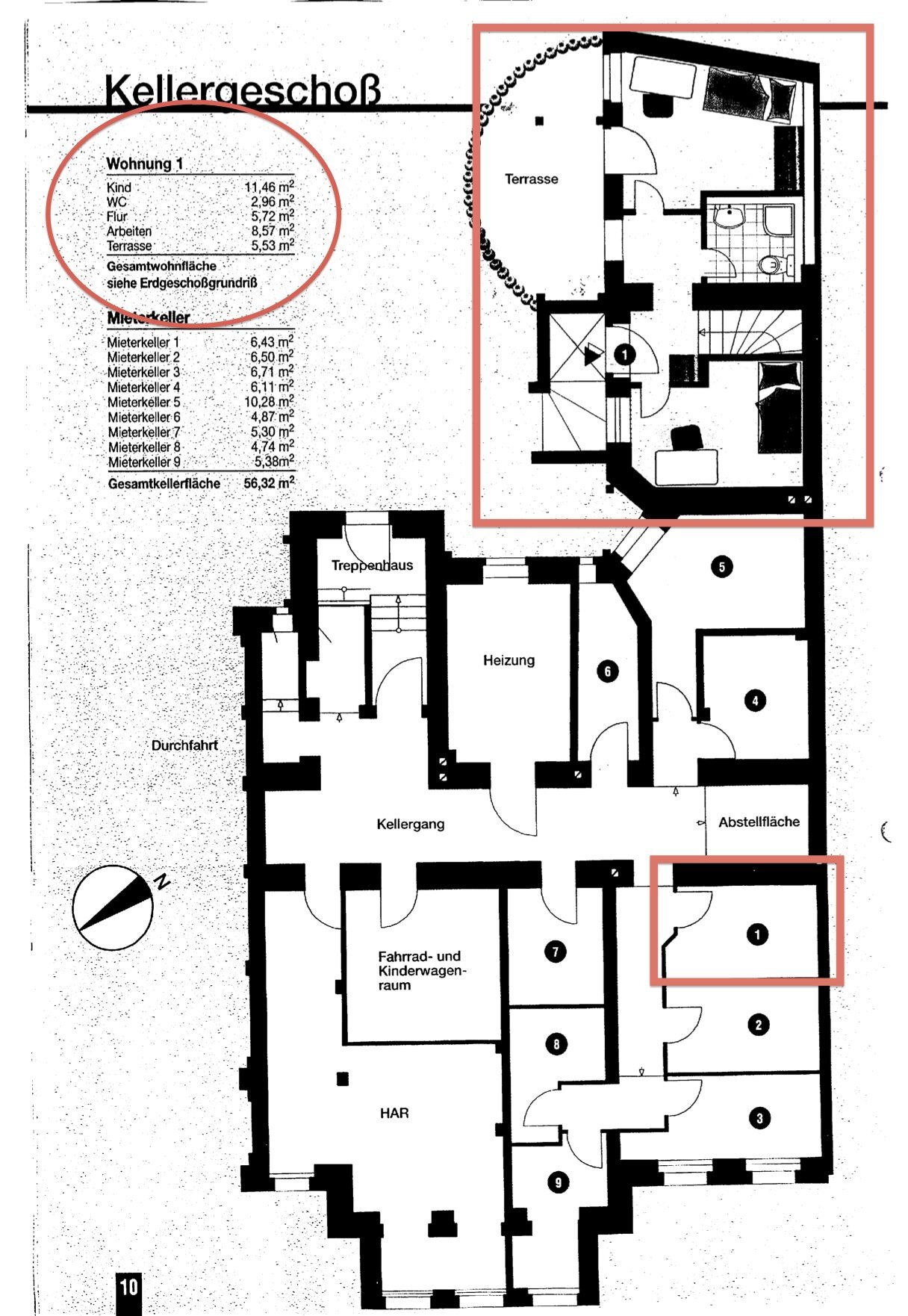 Grundriss Schiller UG