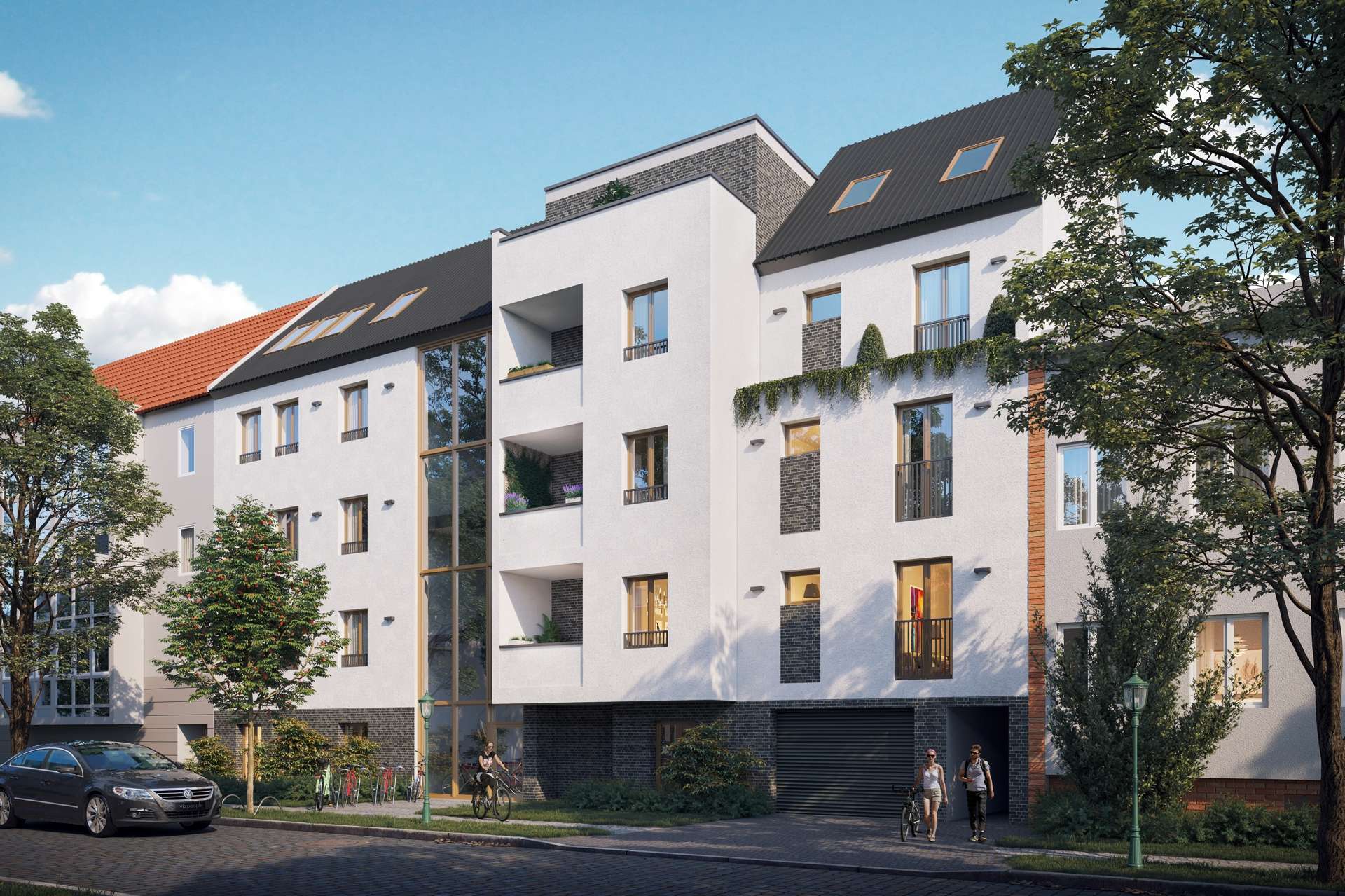 Visualisierung_Straßenansicht, Wohnung in Berlin-Steglitz-Zehlendorf