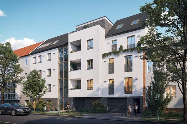 Visualisierung_Straßenansicht, Wohnung in Berlin-Steglitz-Zehlendorf