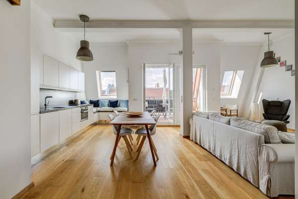 Living and dining area