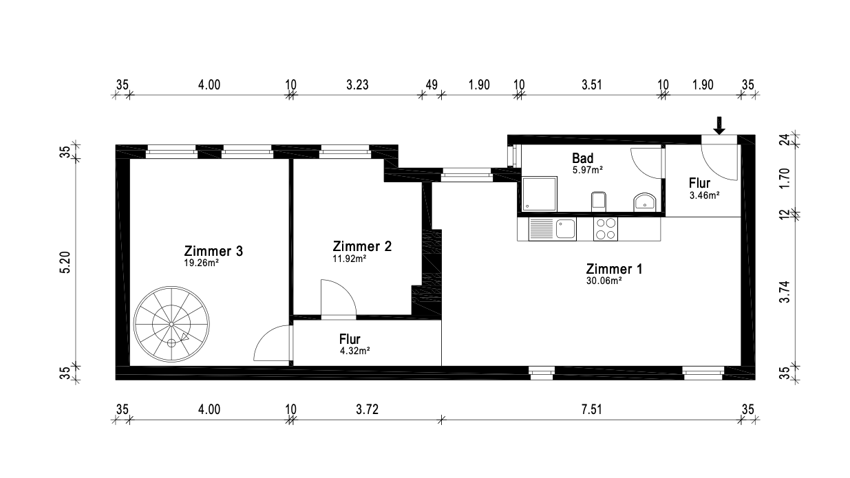 Floor plan, 4th floor