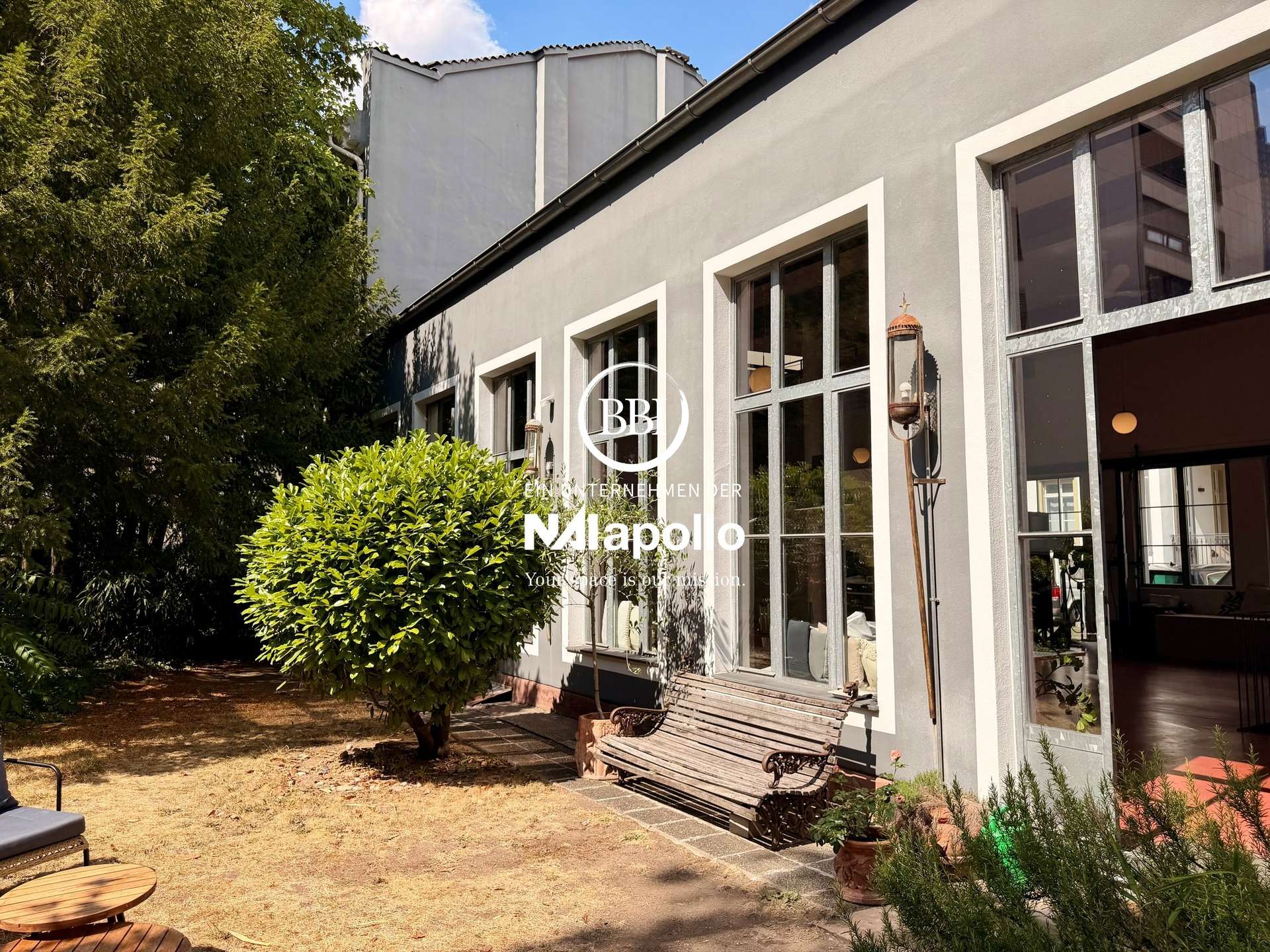 Garden, office space in Frankfurt am Main