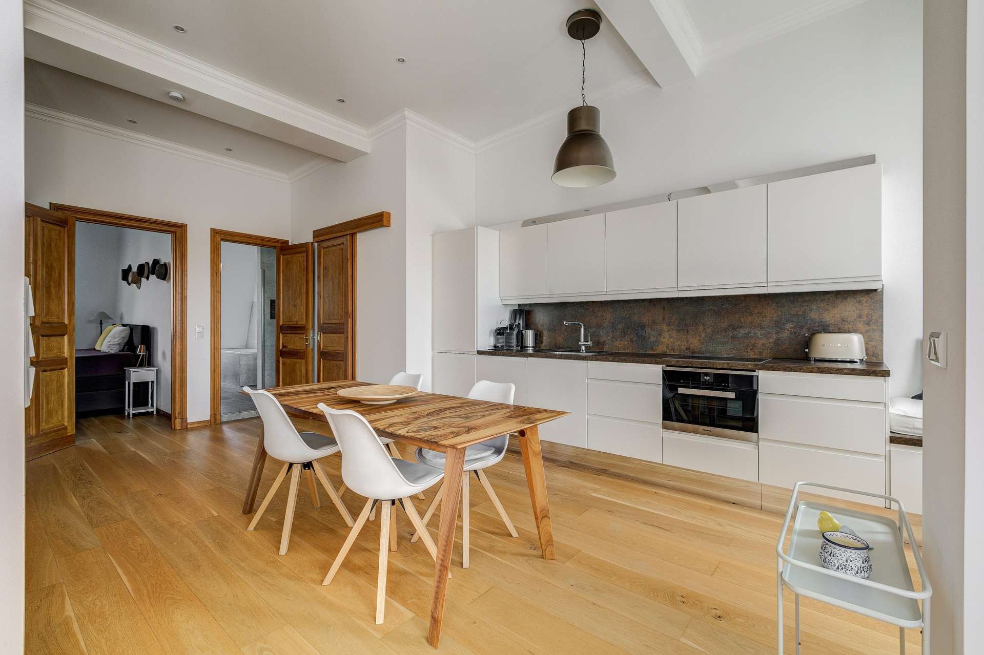 Living and dining area