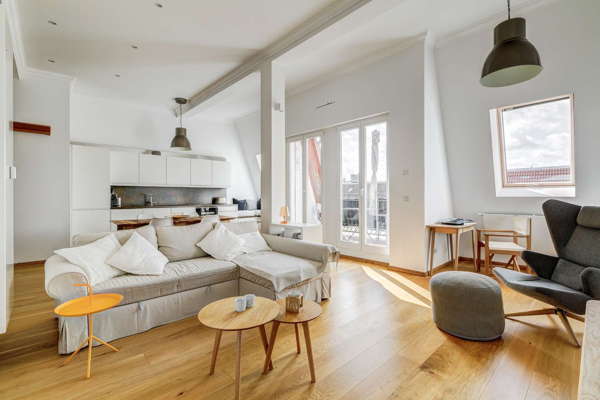 Living and dining area