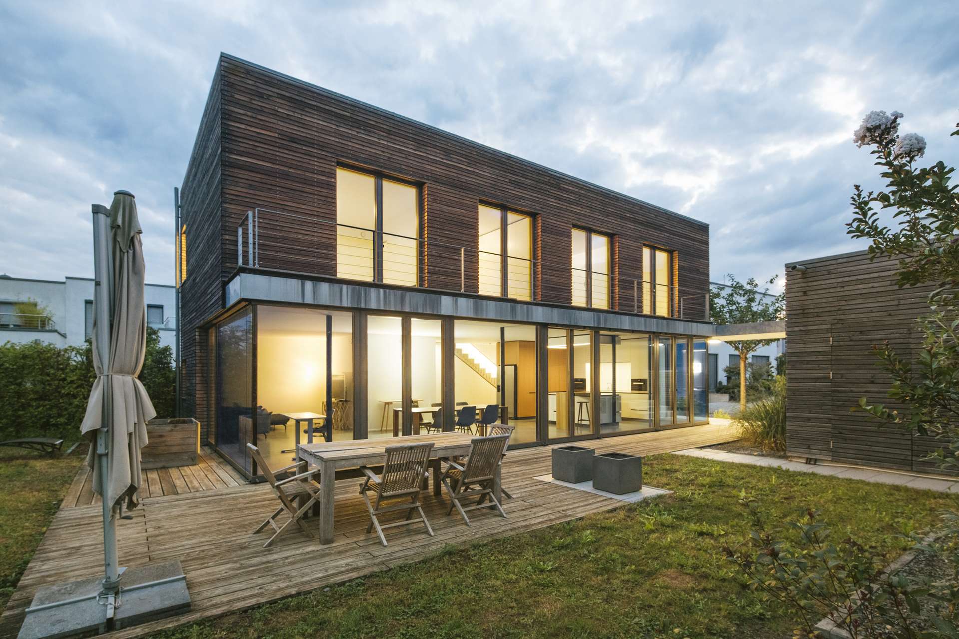 Haus bei Nacht