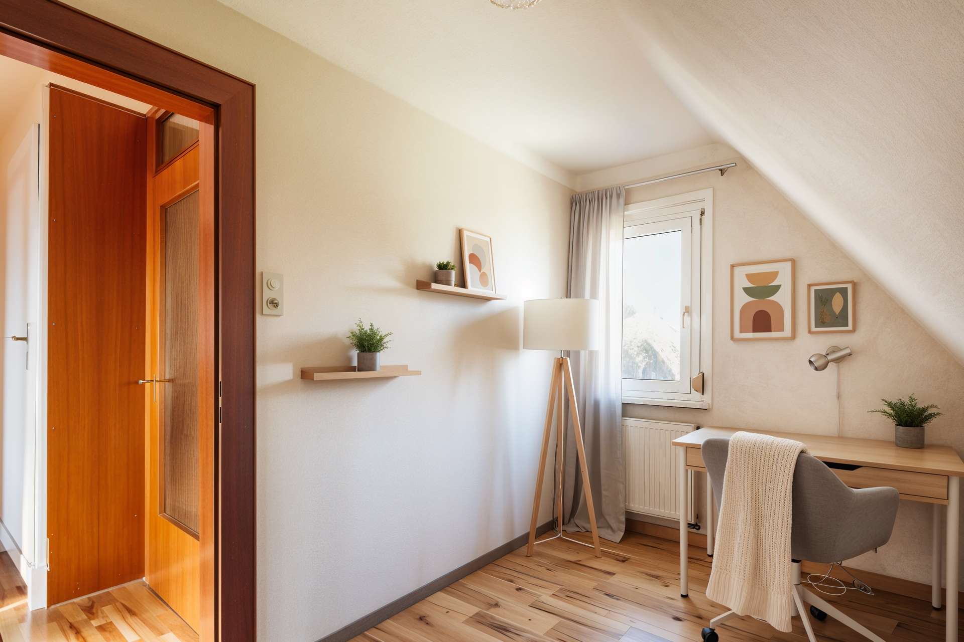 Schlafzimmer 3 / Büro OG - (KI generiert)