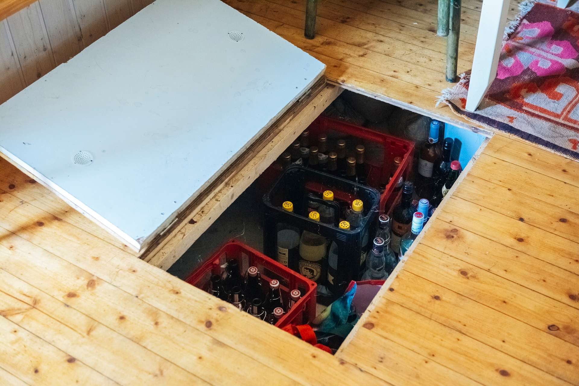 Kühllager für Essen und Drinks