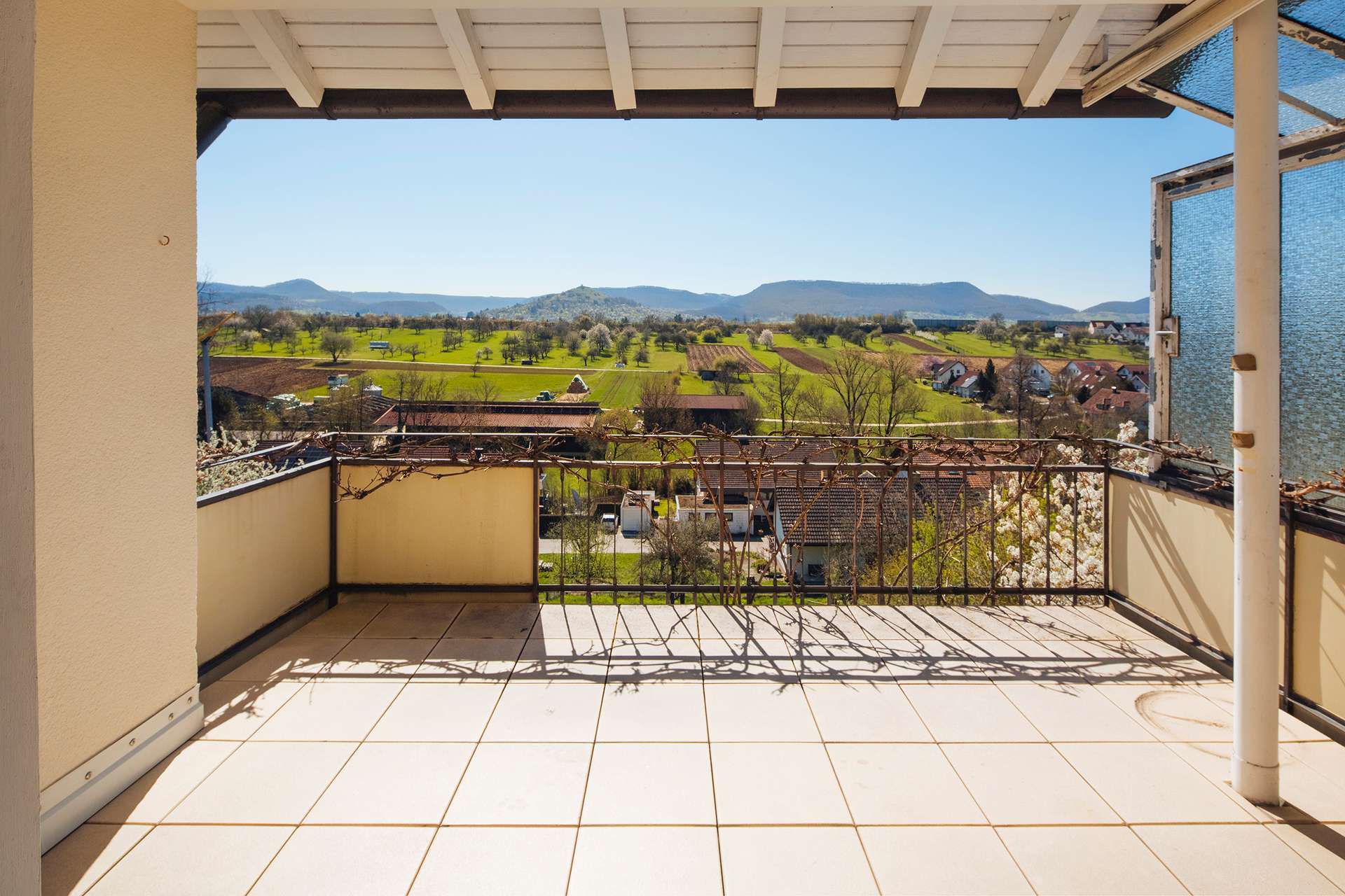 Balkon im EG