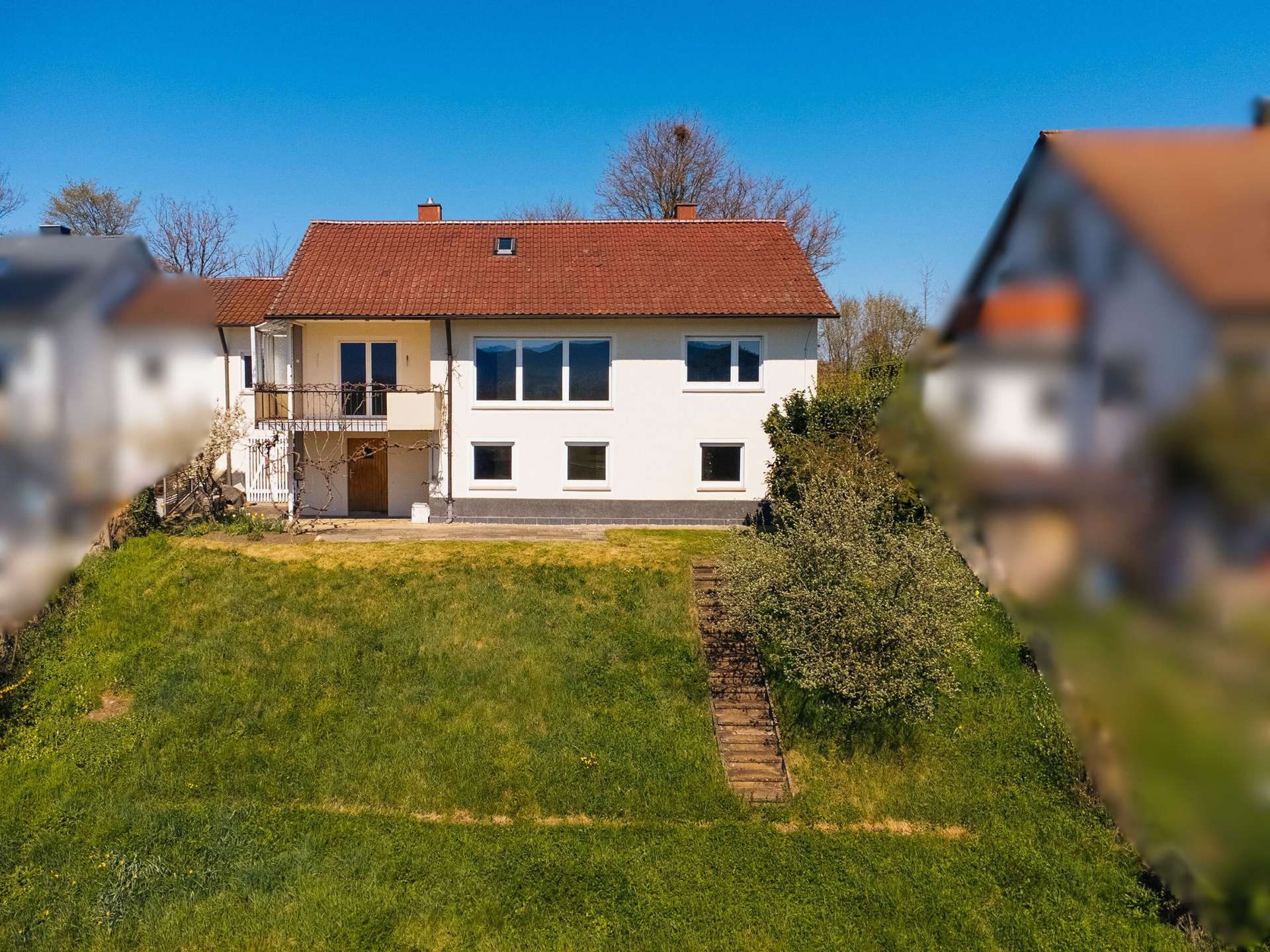 Aussicht zur Terrasse 