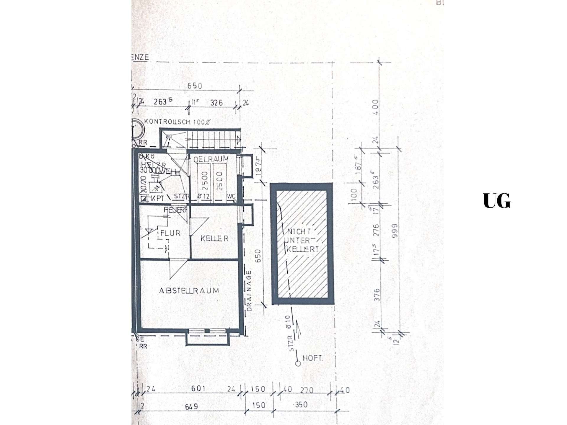 Grundriss UG