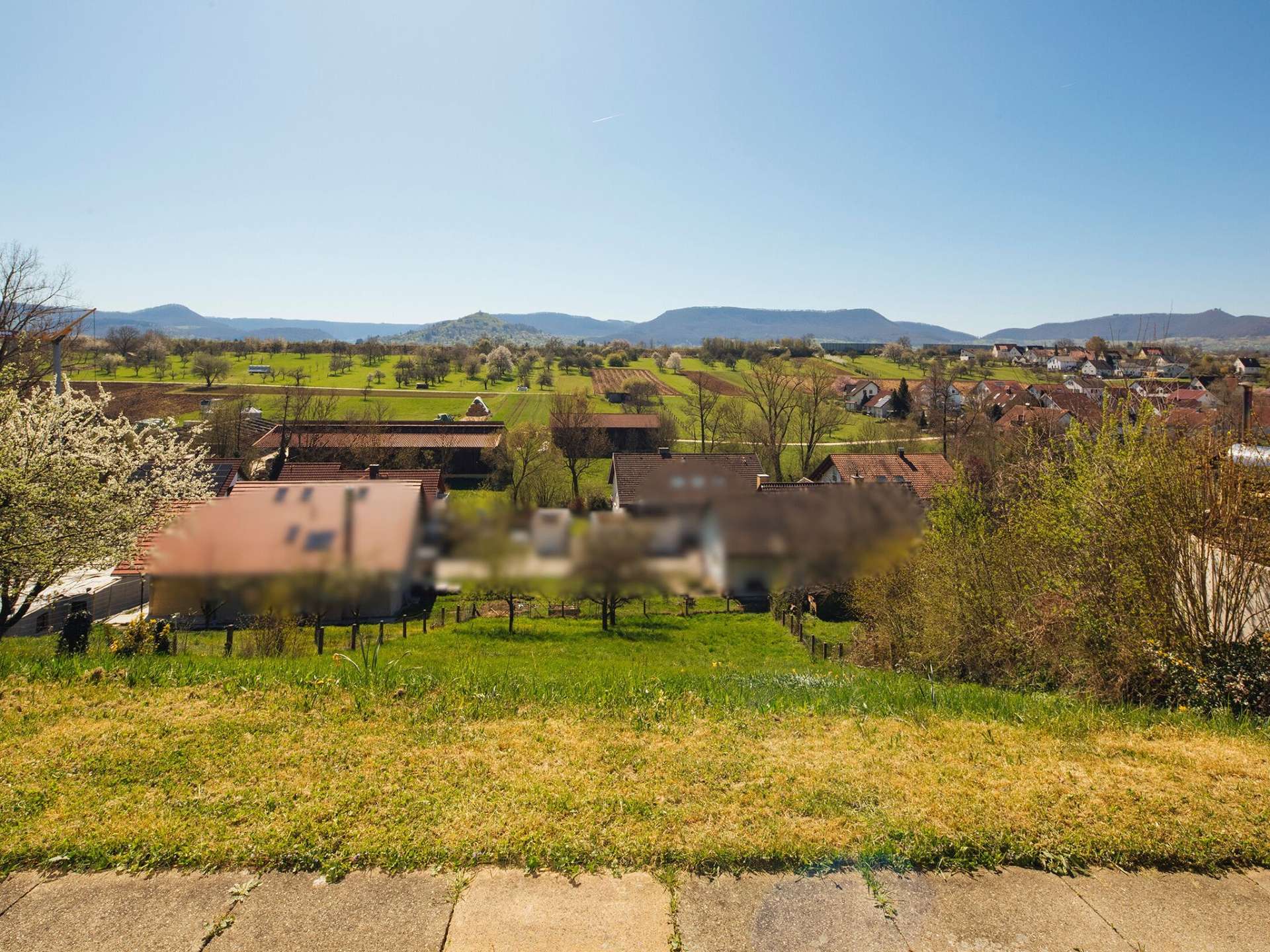 Aussicht von der Terrasse 