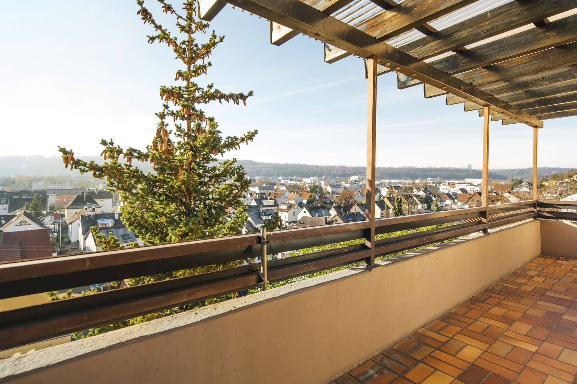 Balkon und Aussicht