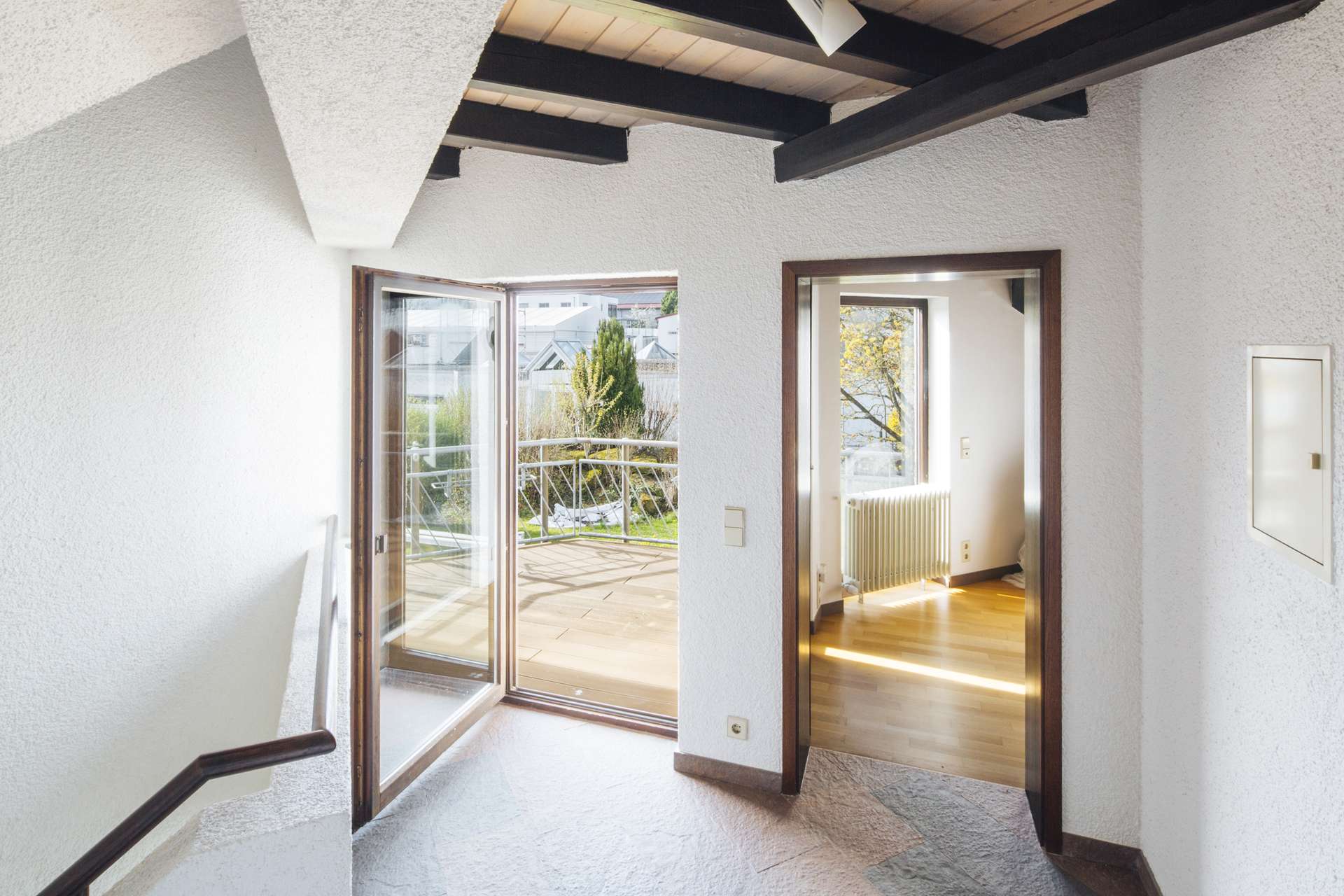 Aussicht zum Balkon OG