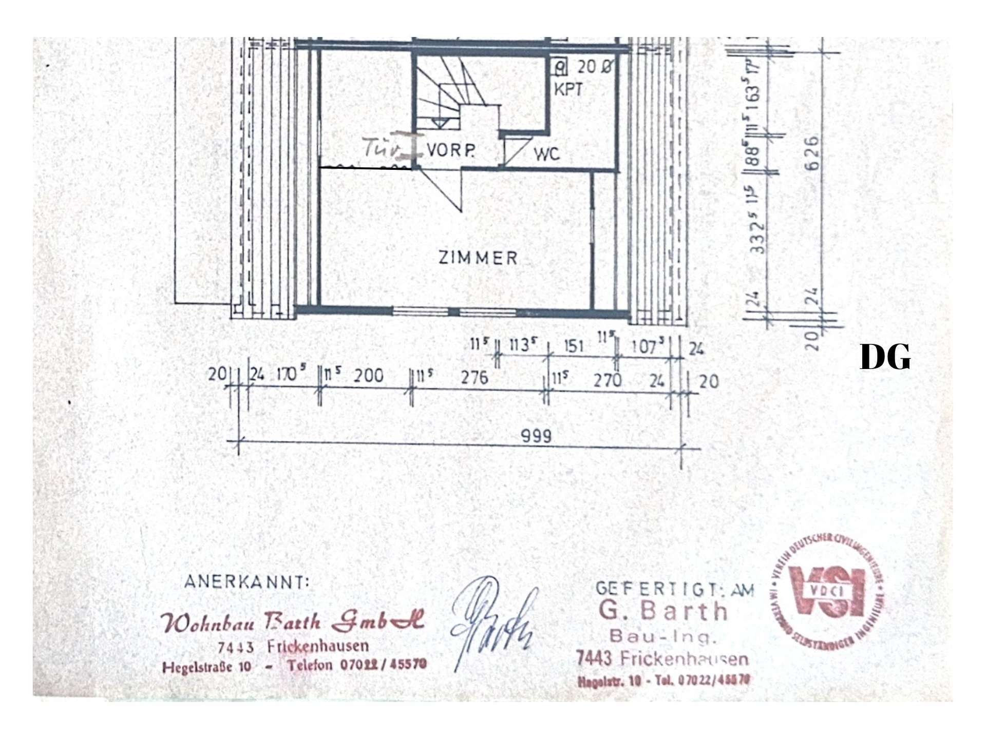 Grundriss DG