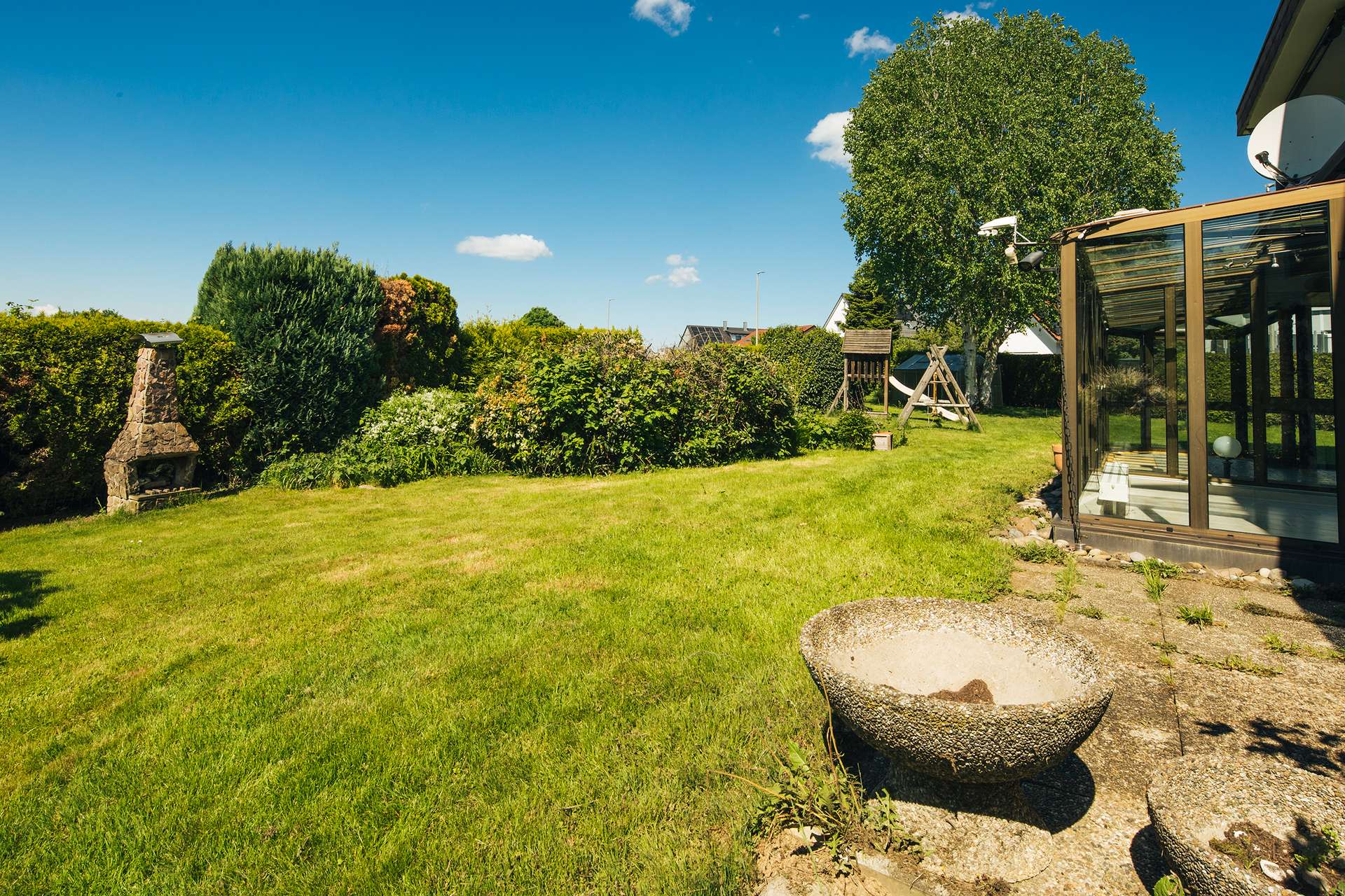 Teilansicht Garten