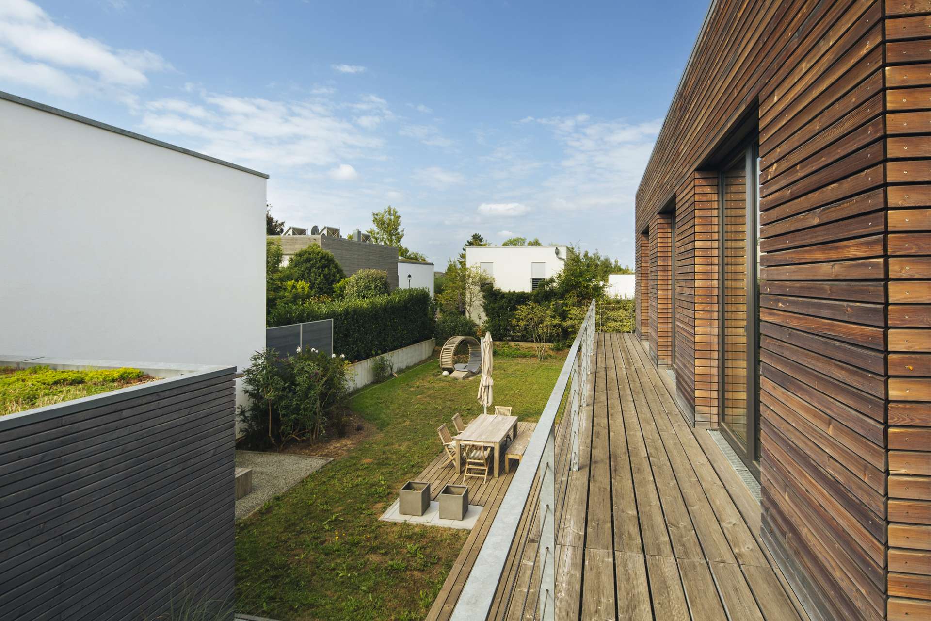Aussicht vom Balkon 