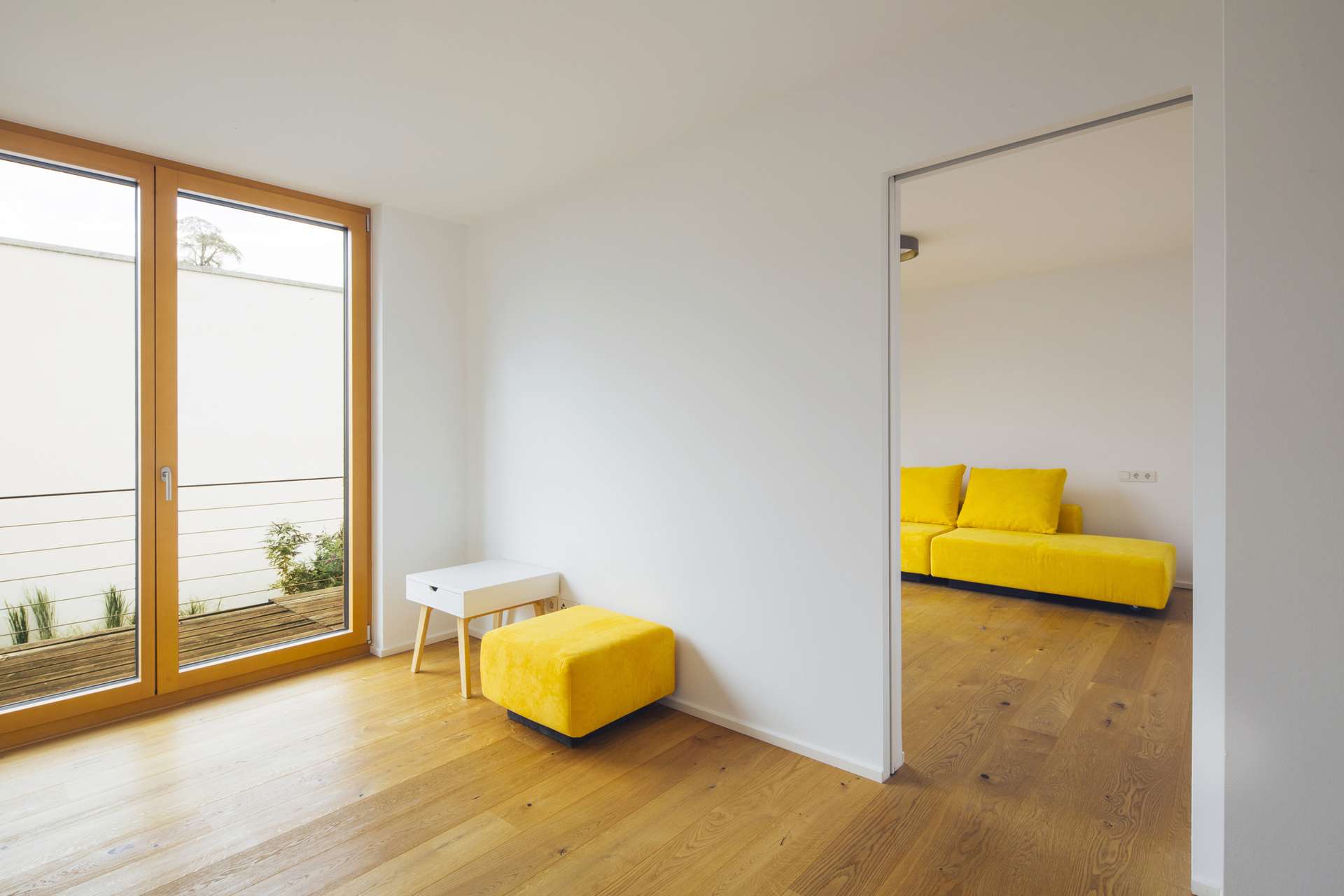 Aussicht aus dem Ankleidezimmer