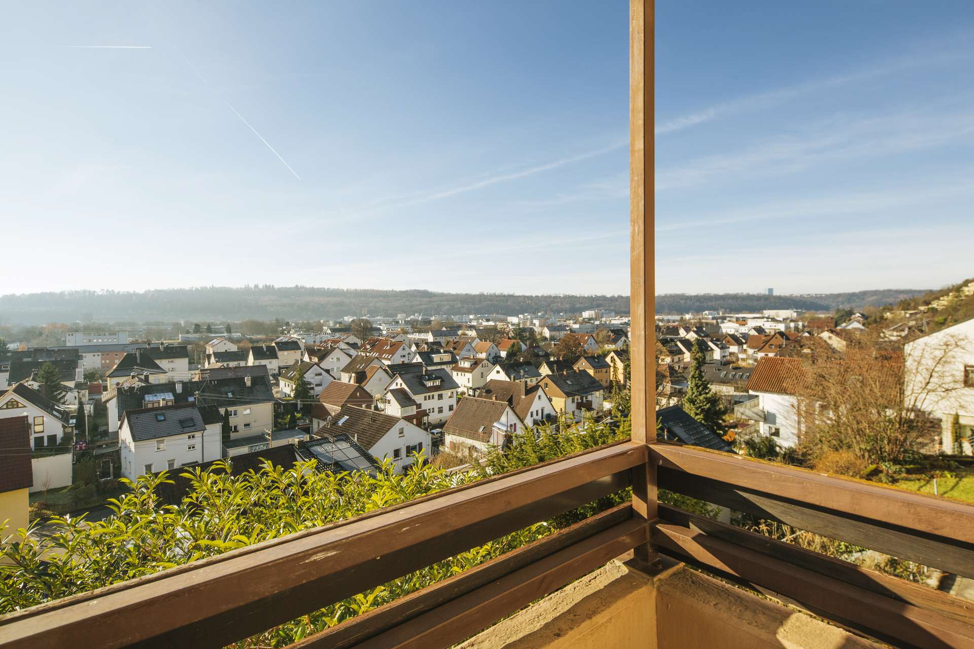 Balkon und Aussicht