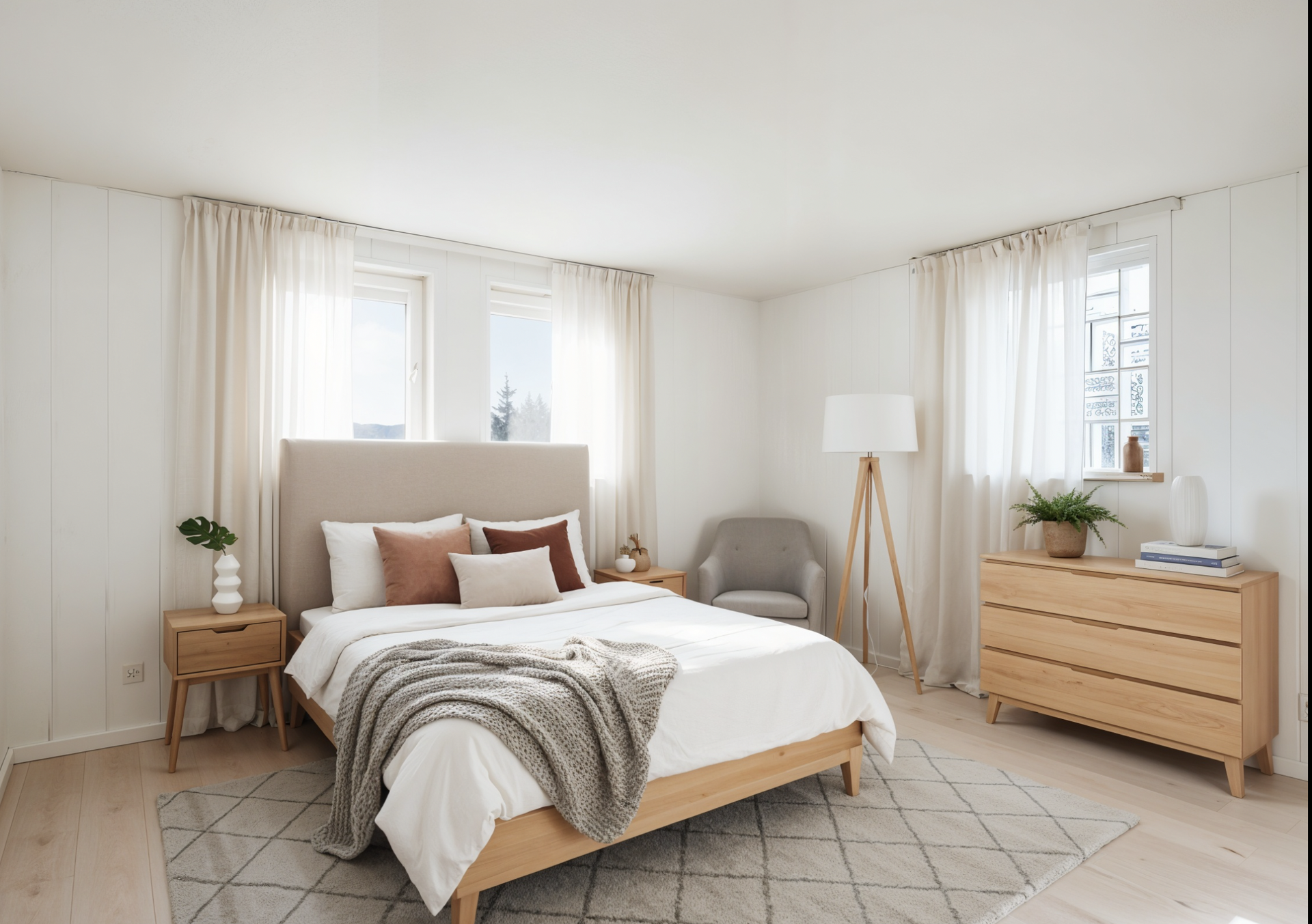 Schlafzimmer UG Einrichtungsbeispiel