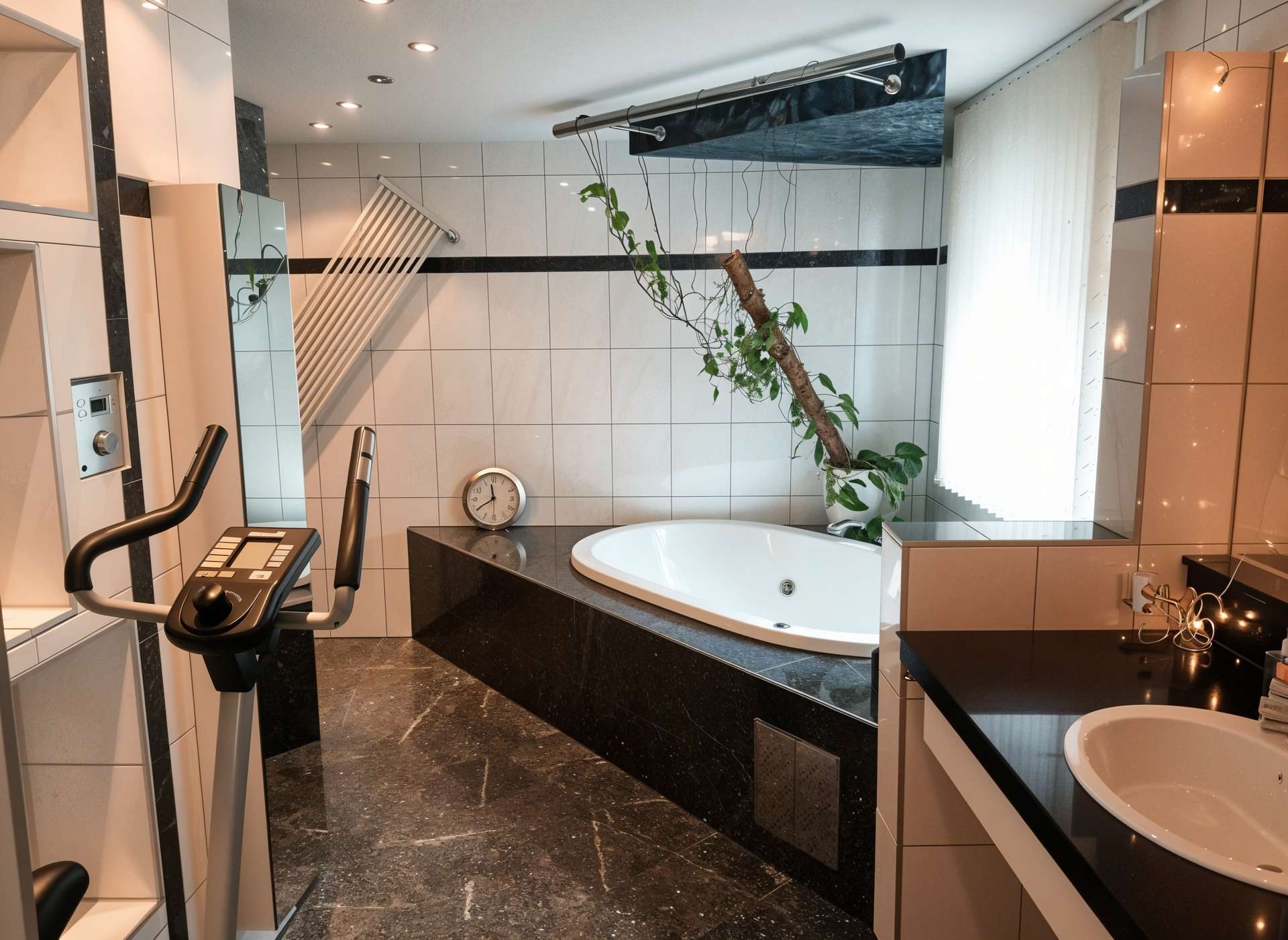 Hochwertiges Tageslichtbad EG