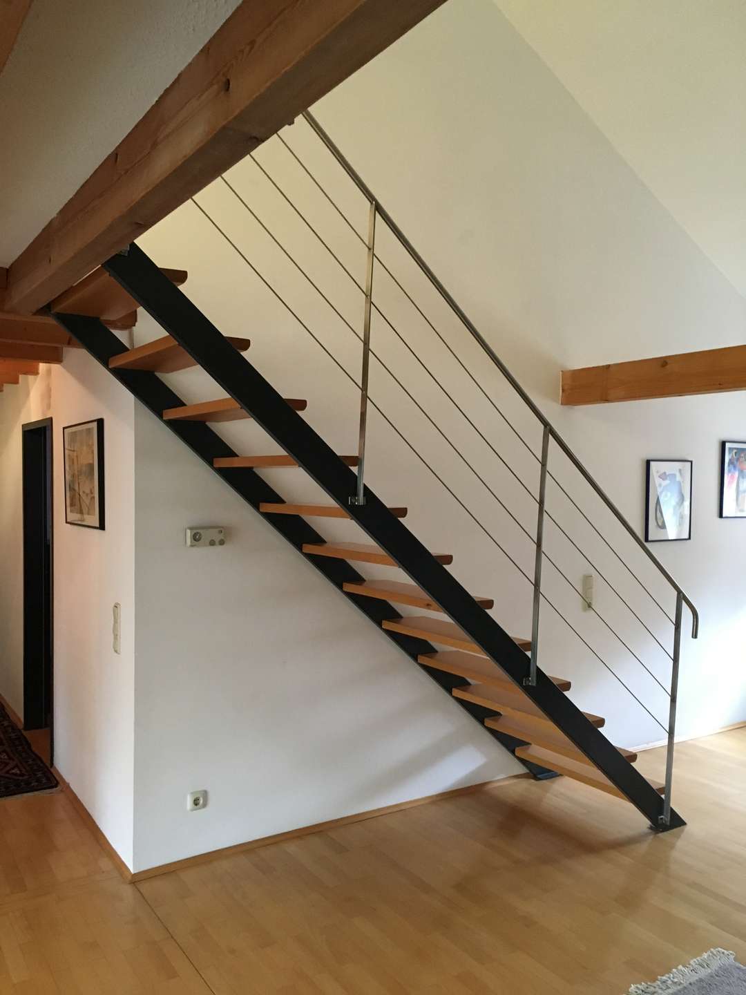 Maisonette mit Galerie und offenem Dachstuhl in Ludwigshafen