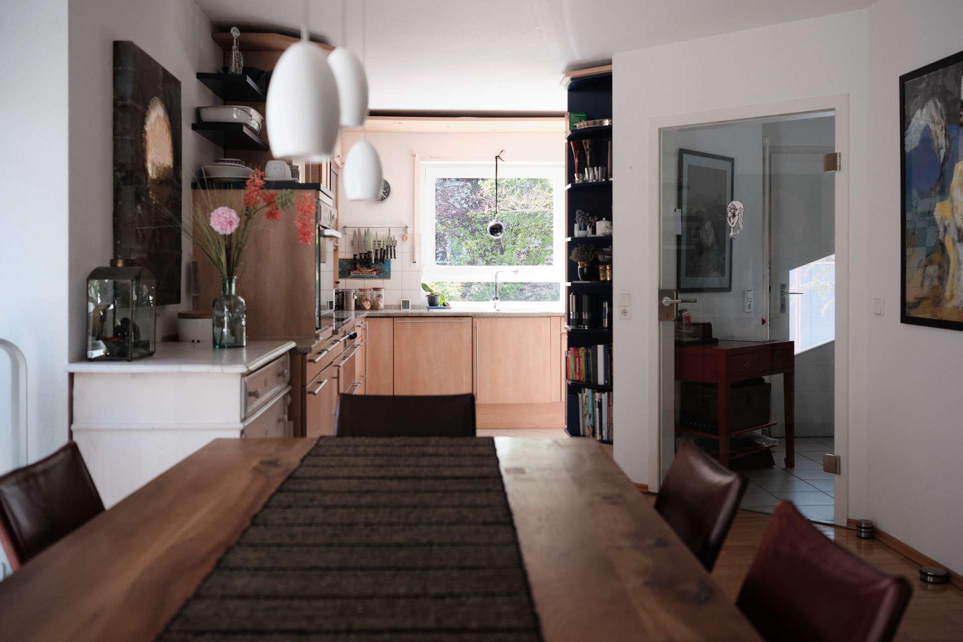 Viel Licht, Dachterrasse und das Feld direkt vor der Tür