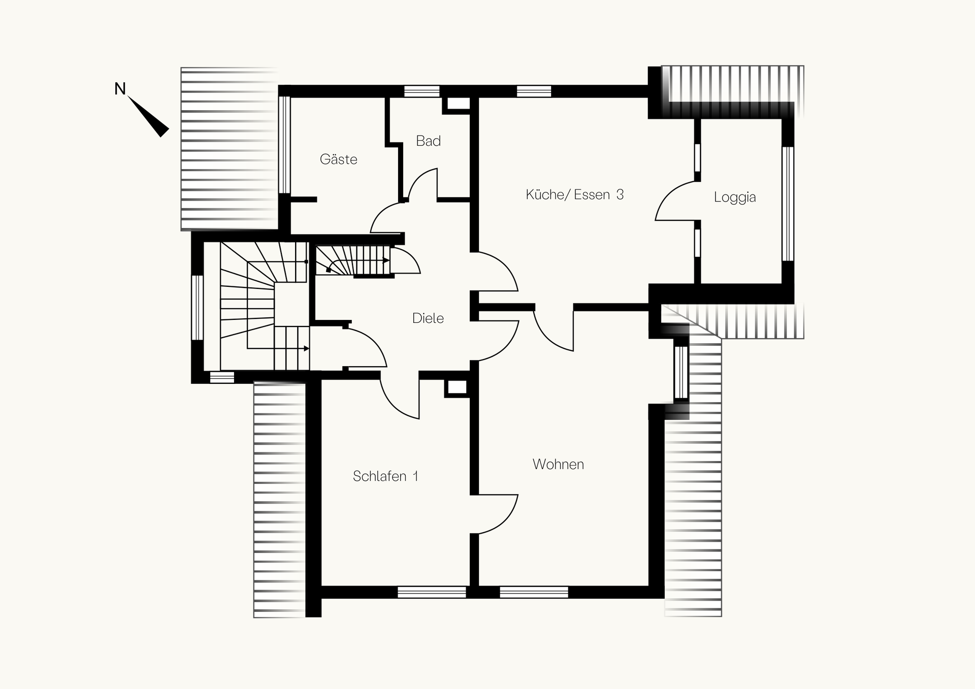 Traditionelle Heidelberger Villa, modern saniert