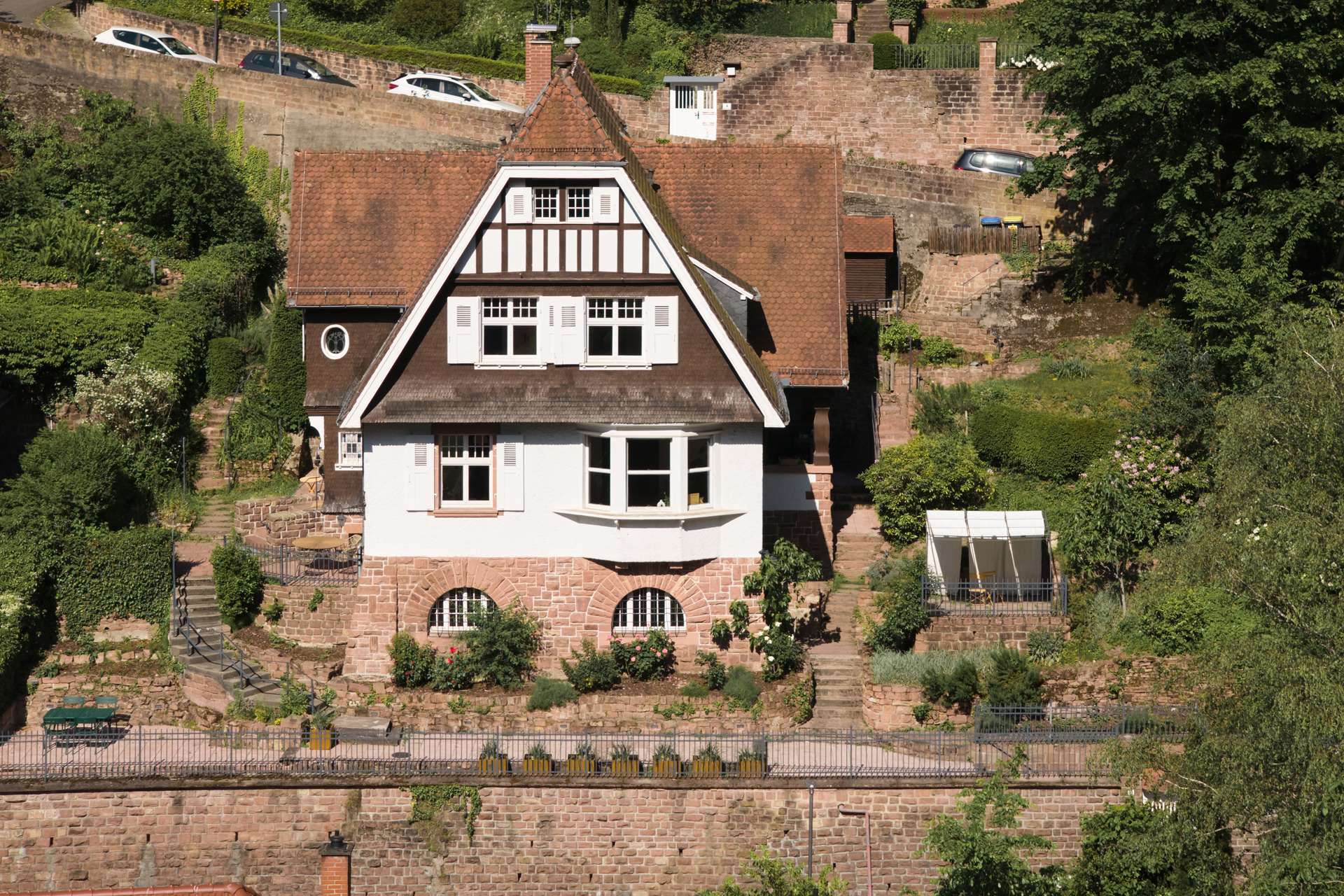 Traditionelle Heidelberger Villa, modern saniert