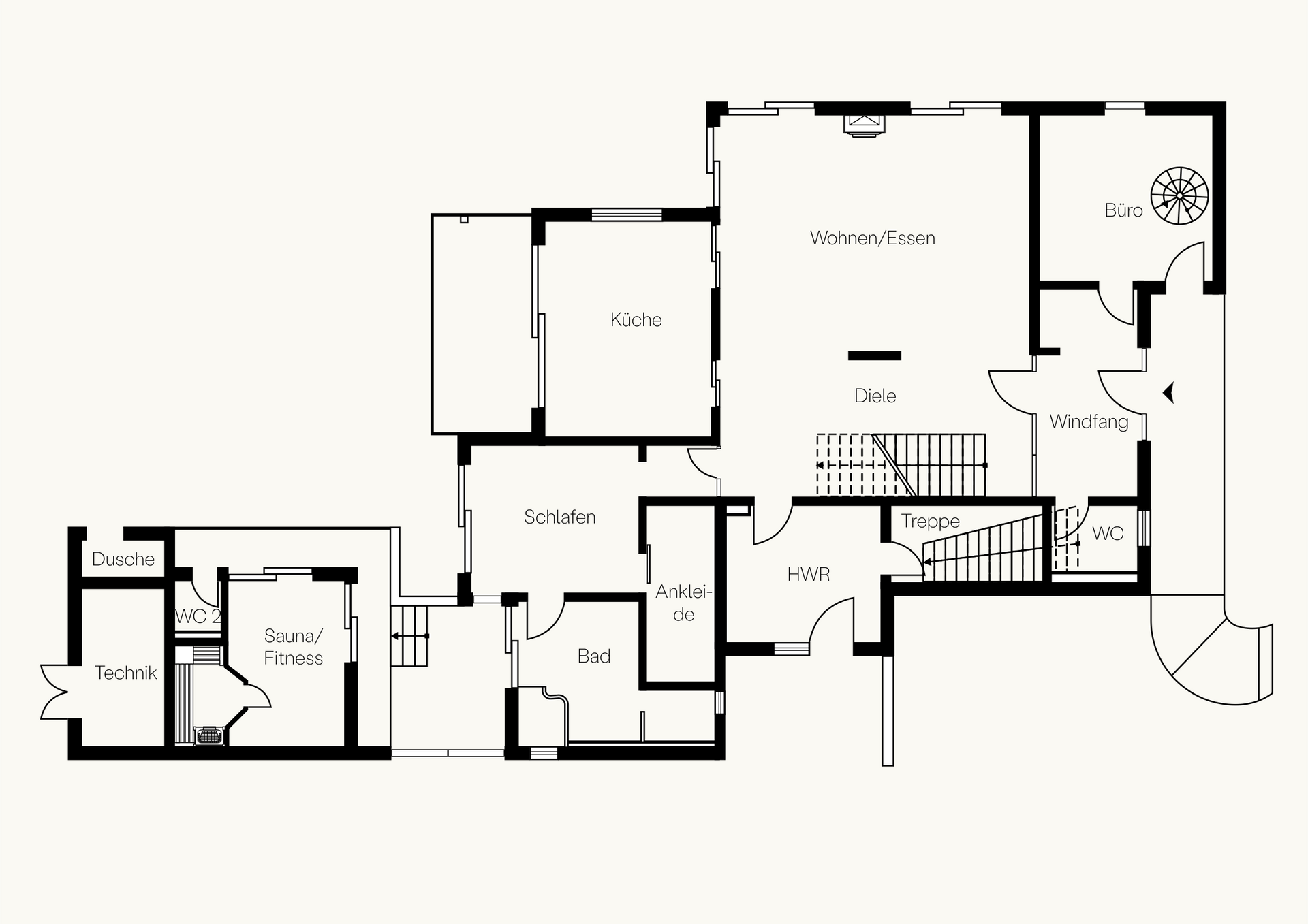 Großes freistehendes Einfamilienhaus mit beeindruckendem Garten und Pool