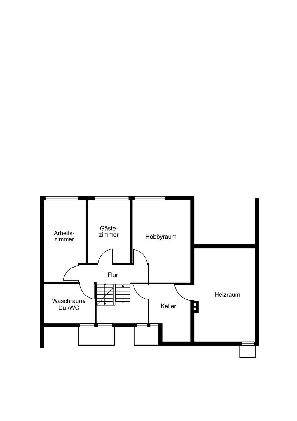 Renovierungsbedürftiger Atrium-Bungalow mit Garten in Handschuhsheim