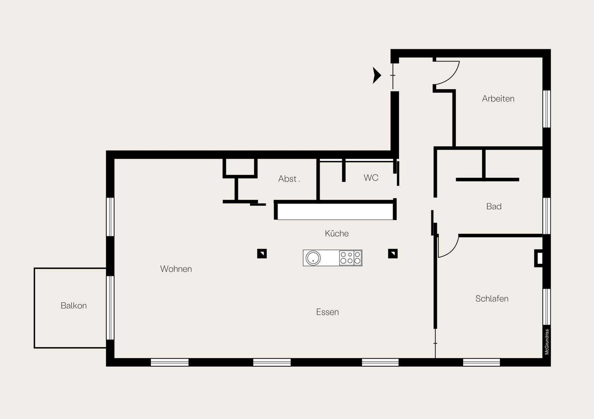 Hafenloft am Wasser mit Balkon und Tiefgaragenstellplatz