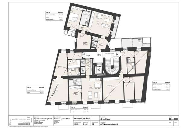 Geschossplan – Stand 2021