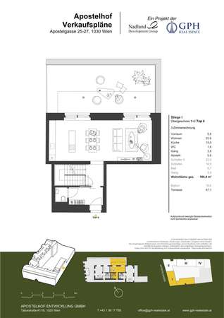 Plan 1. OG – älterer Stand